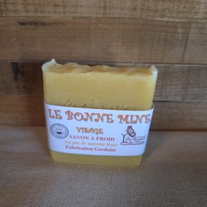 savon visage artisanal jus de carotte