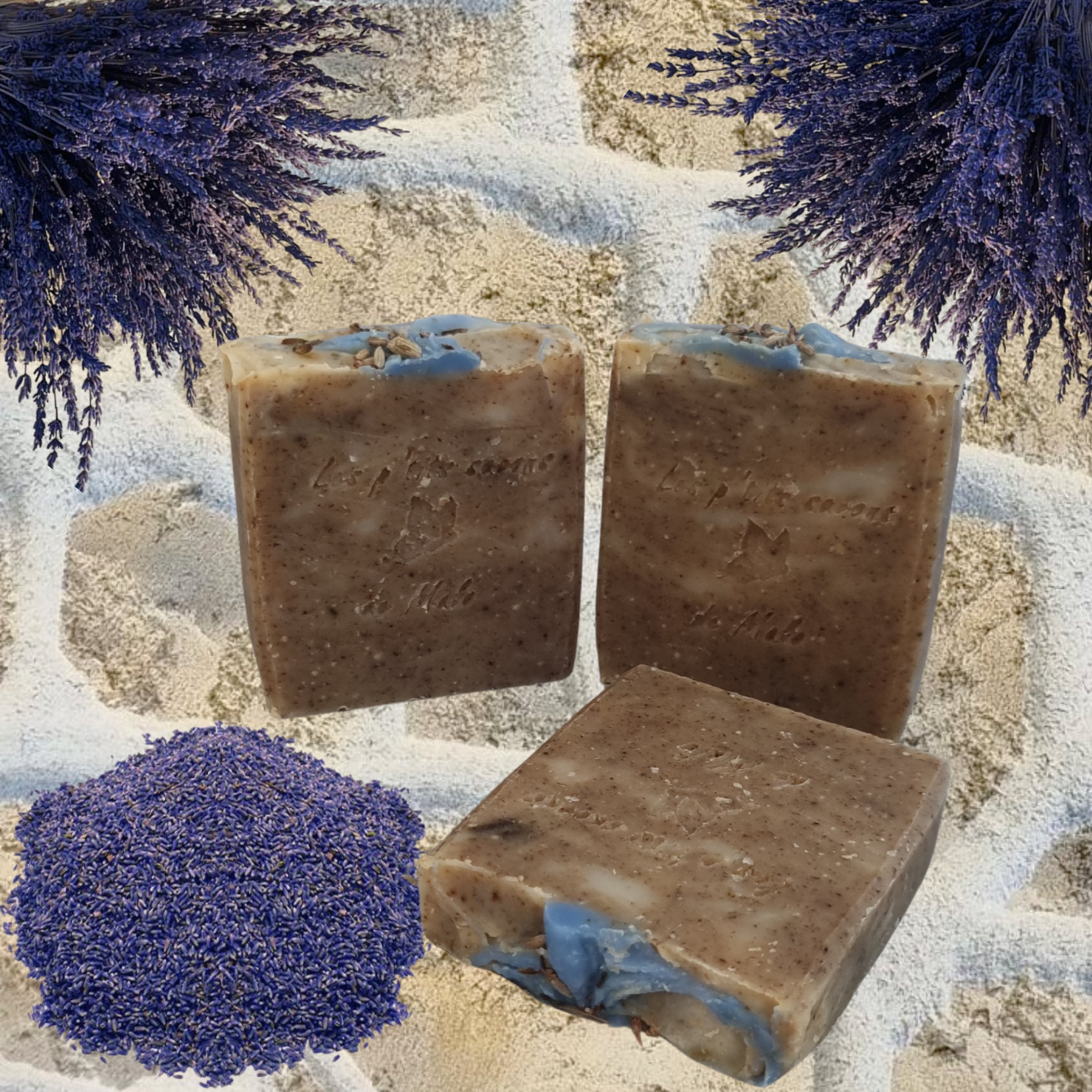 le provençal exfoliant à l'huile essentielle de lavande Savon le provençal exfoliant